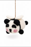 Flying Panda Handmade Felt Hanging Decoration